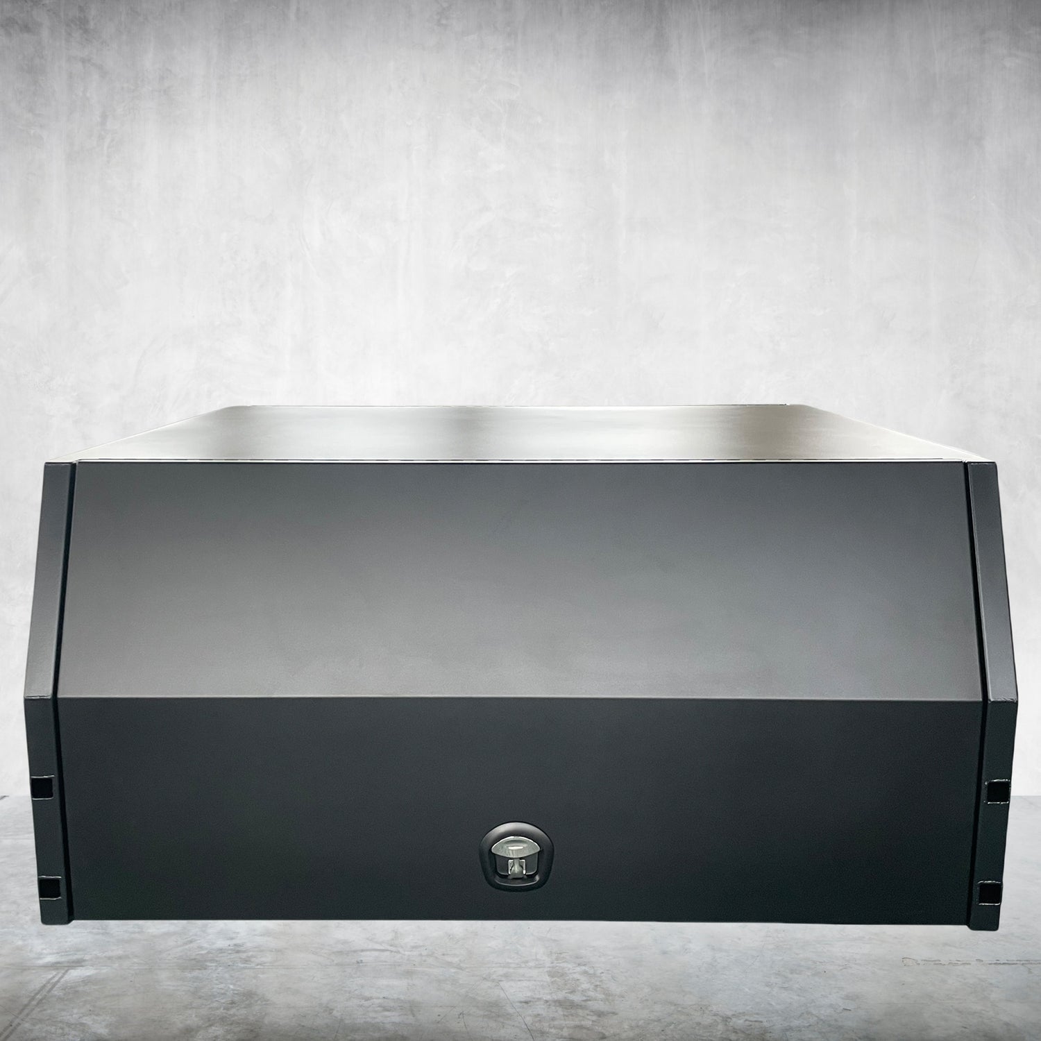 LX series 1600*1860*860 flat plate 3 door canopy with flush floor jack off black