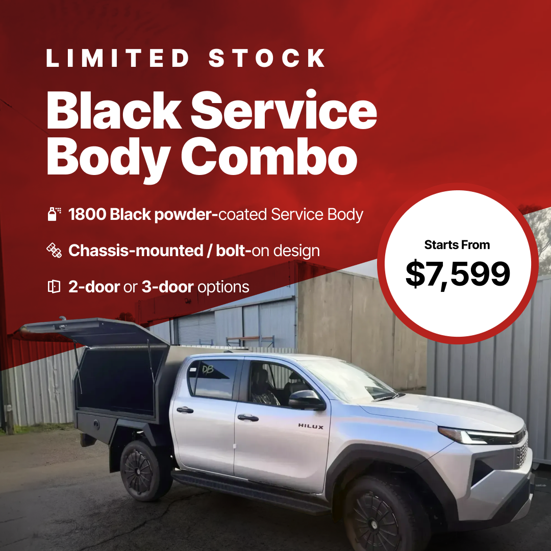 Black Service Body Combo - Limited Stock