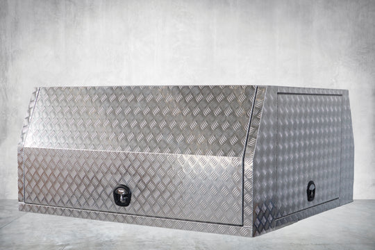 GT series 1800*1775*860 checker plate 3 door canopy – ACT Canopy