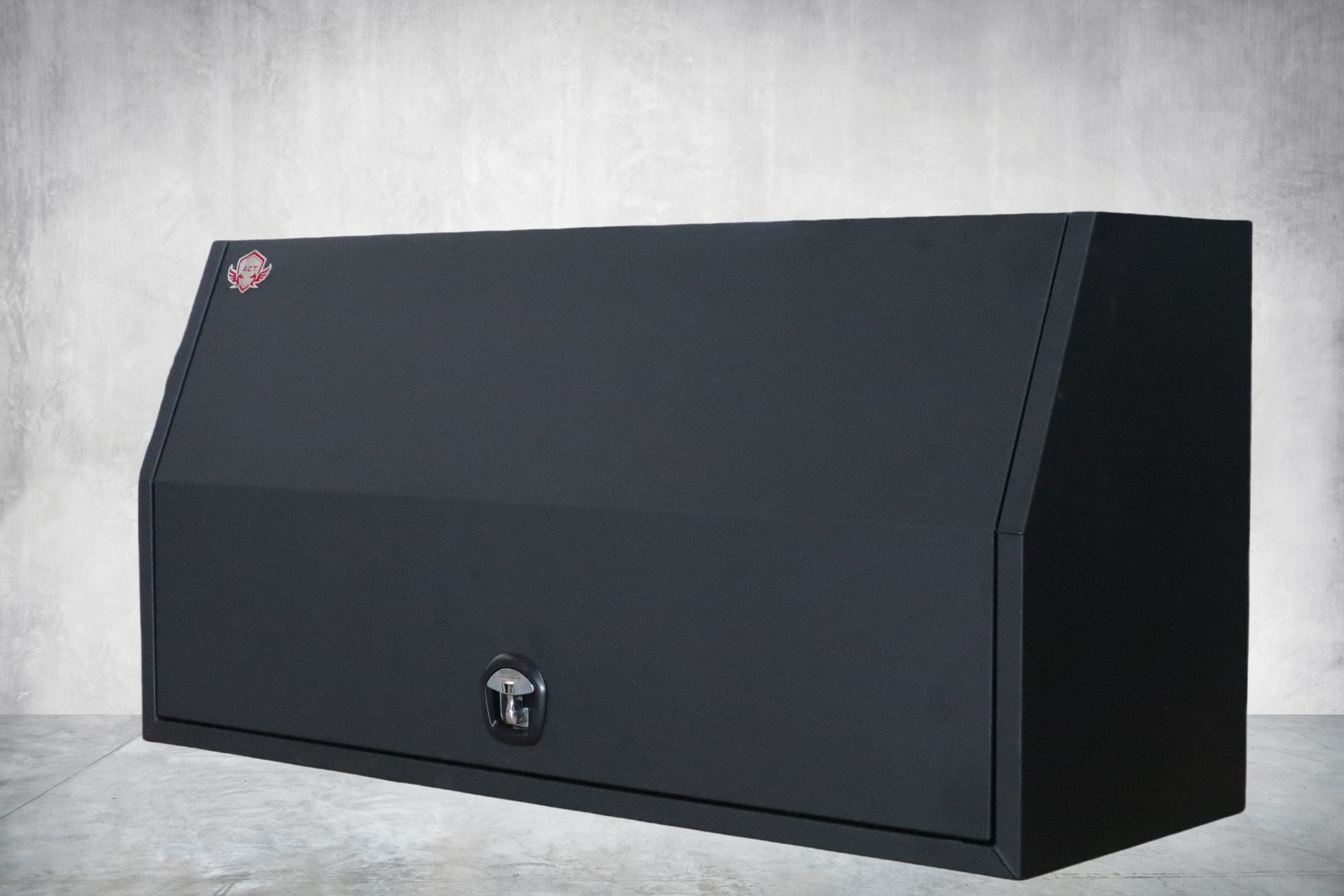 1500*600*860 flat plate full open toolbox with 1 shelf black – ACT Canopy