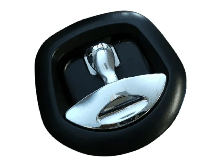 Whale Tail lock-Black Silver