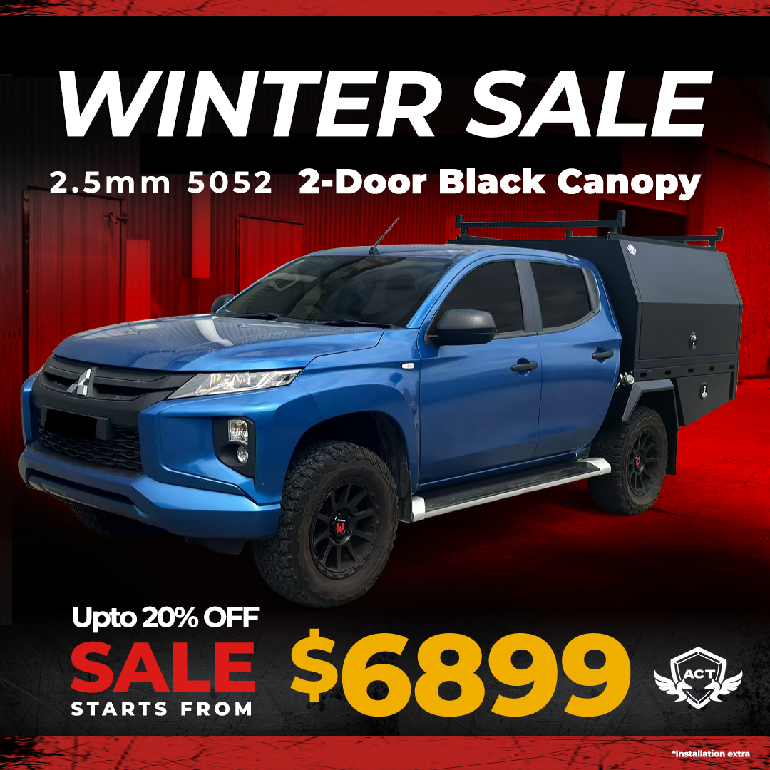 2-Door Black Canopy - Winter Deal